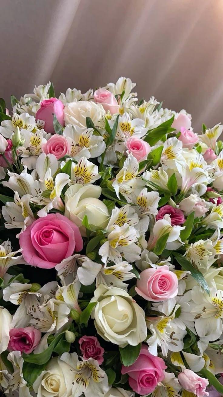 Professional floral arrangement in modern corporate setting